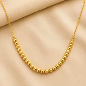 Gold Ball Necklace