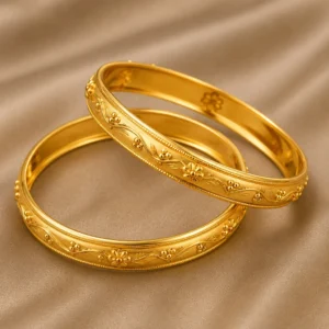Plain Gold Bangles